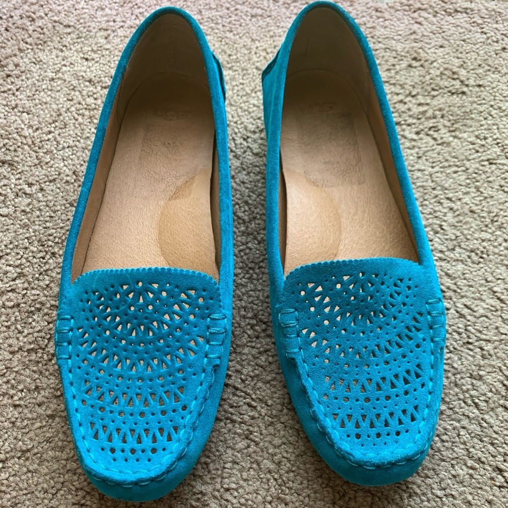 Turquoise blue Ugg Flat